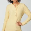 Pure Jill Button-Front Crew-Neck Sweater | Jjill