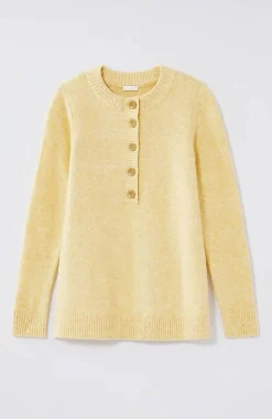 Pure Jill Button-Front Crew-Neck Sweater | Jjill