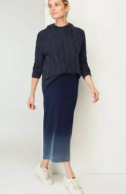 Pure Jill Cable Hooded Sweater | Jjill