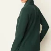 Pure Jill Diagonal-Knit Folded-Collar Top | Jjill