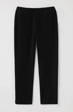 Pure Jill Diagonal-Knit Straight-Leg Pants | Jjill