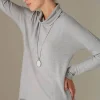 Pure Jill Double-Knit Draped Cowl-Neck Tunic | Jjill