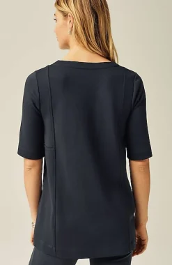 Pure Jill Double-Knit Seamed Tunic | Jjill