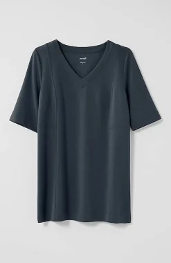 Pure Jill Double-Knit Seamed Tunic | Jjill