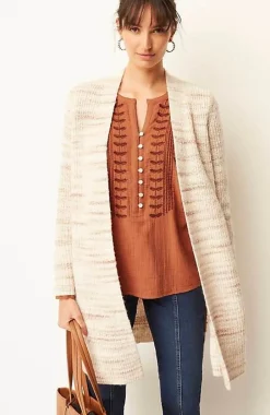 Pure Jill Embroidered Buttoned-Cuff Top | Jjill