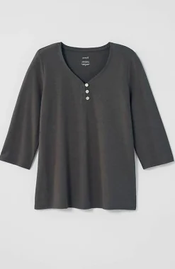 Pure Jill Hemp U0026 Cotton Henley Top | Jjill