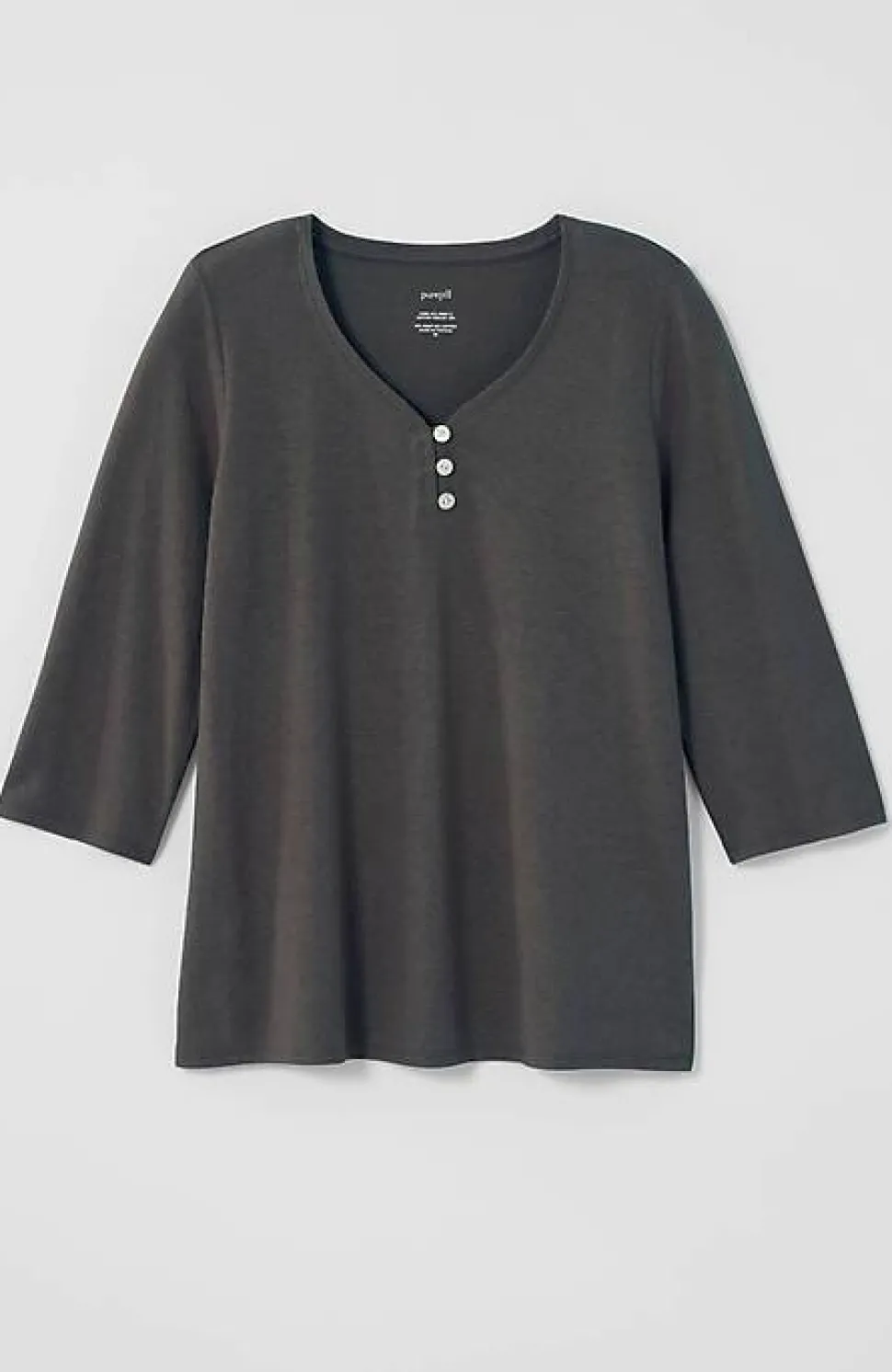 Pure Jill Hemp U0026 Cotton Henley Top | Jjill