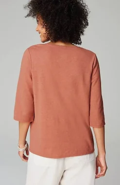 Pure Jill Hemp U0026 Cotton Henley Top | Jjill