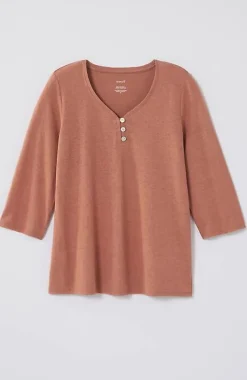 Pure Jill Hemp U0026 Cotton Henley Top | Jjill
