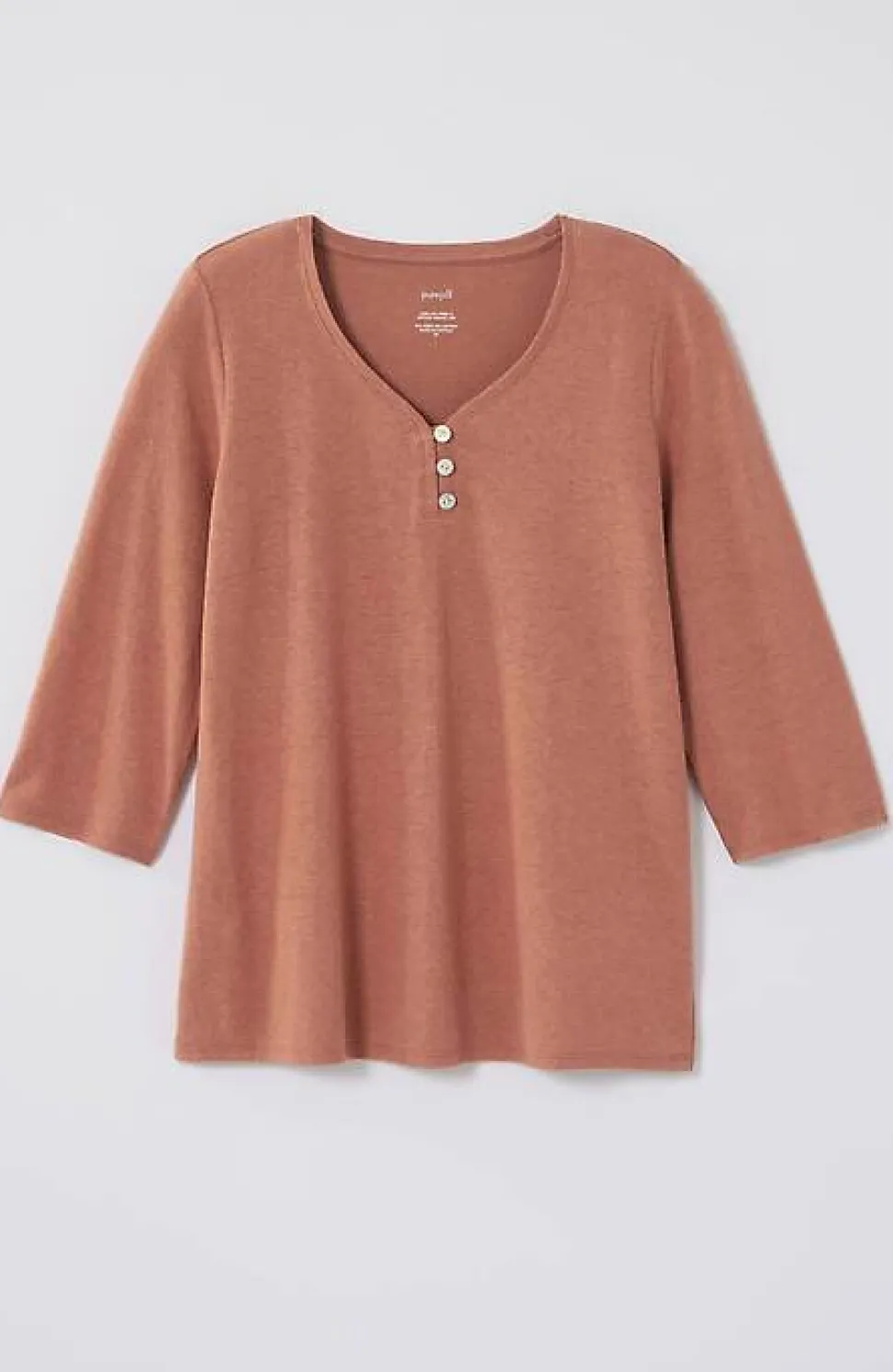 Pure Jill Hemp U0026 Cotton Henley Top | Jjill