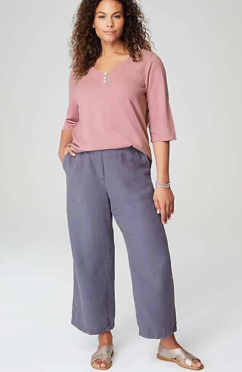 Pure Jill Hemp U0026 Cotton Henley Top | Jjill