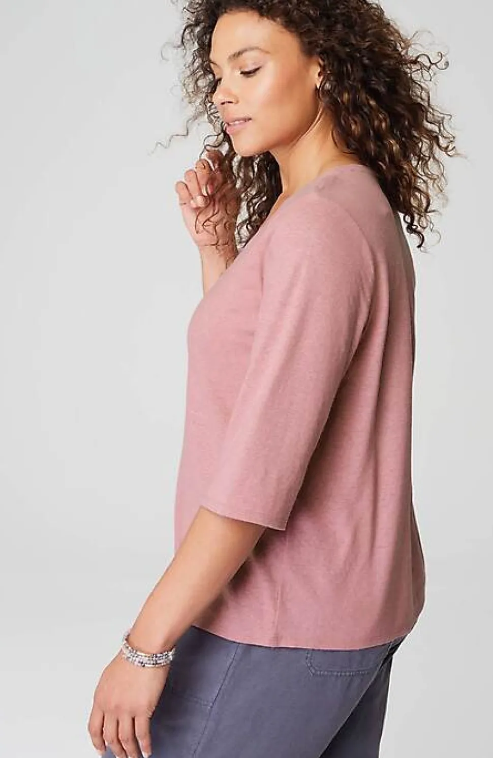 Pure Jill Hemp U0026 Cotton Henley Top | Jjill