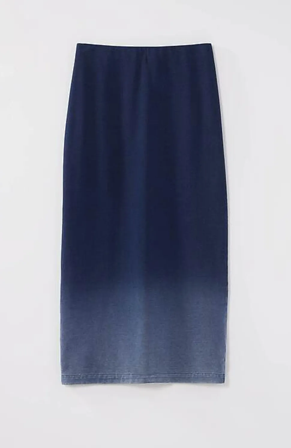 Pure Jill Indigo Dip-Dyed Midi Skirt | Jjill