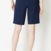 Pure Jill Indigo Knit Jean Shorts | Jjill