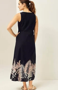 Pure Jill Kantha-Stitched U0026 Printed A-Line Dress | Jjill