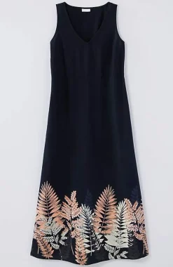 Pure Jill Kantha-Stitched U0026 Printed A-Line Dress | Jjill