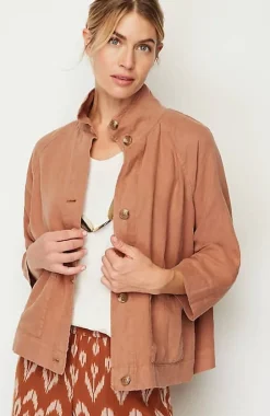 Pure Jill Linen Cropped Jacket | Jjill