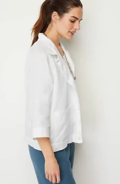 Pure Jill Linen Cropped Jacket | Jjill