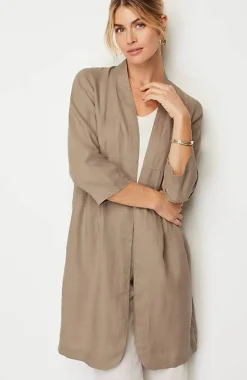 Pure Jill Linen Duster Jacket | Jjill