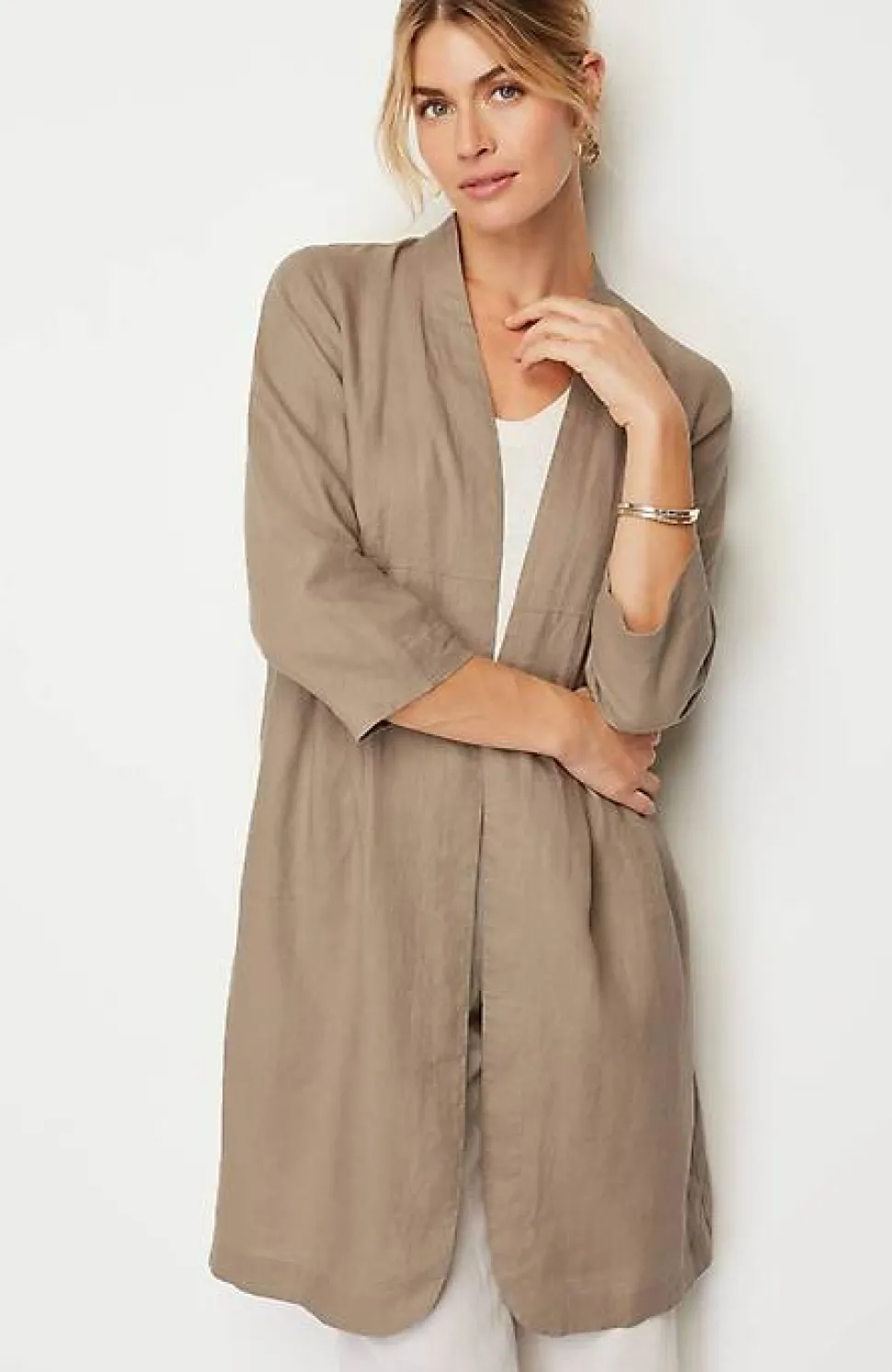 Pure Jill Linen Duster Jacket | Jjill