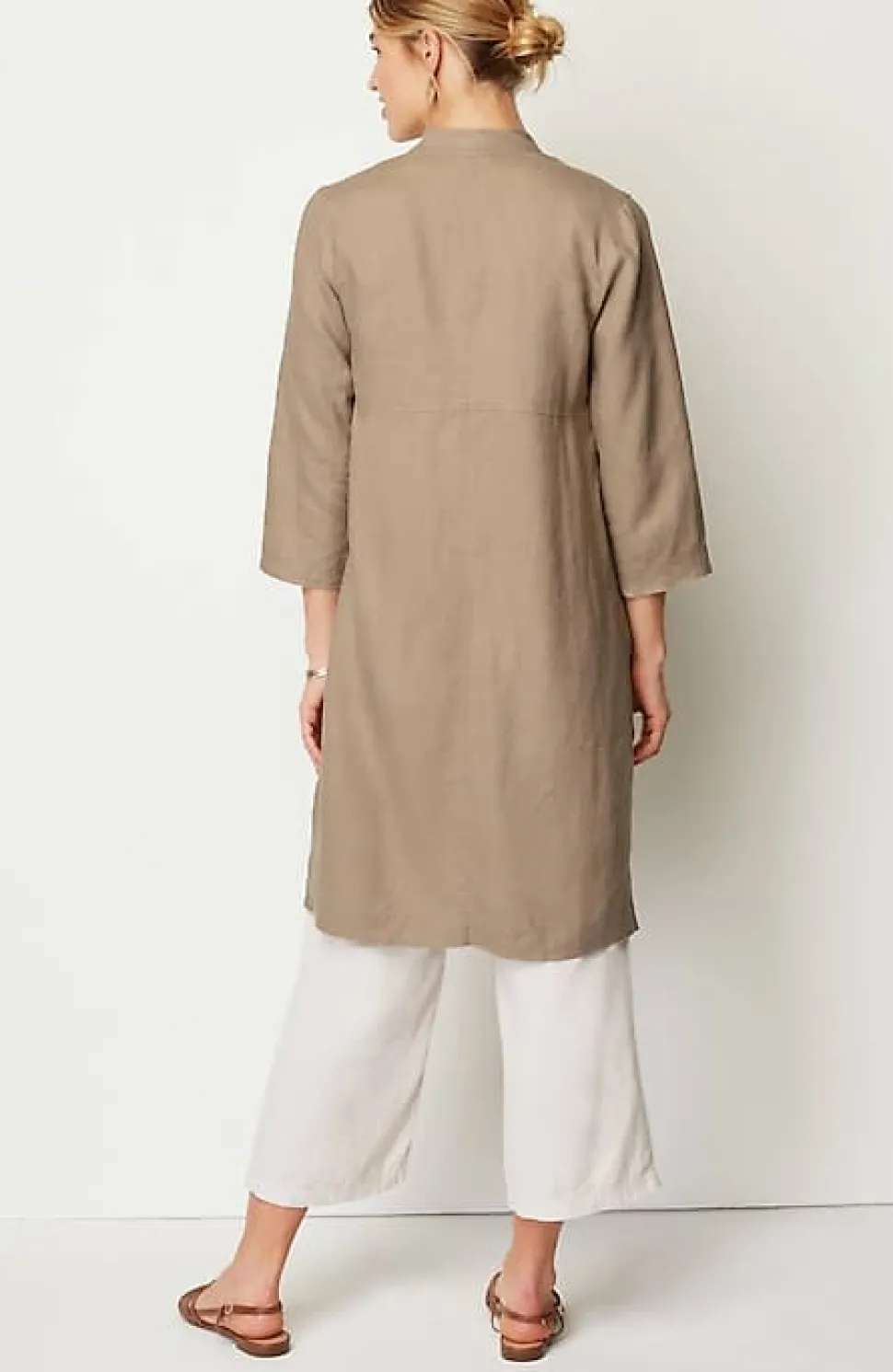 Pure Jill Linen Duster Jacket | Jjill