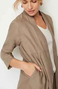 Pure Jill Linen Duster Jacket | Jjill