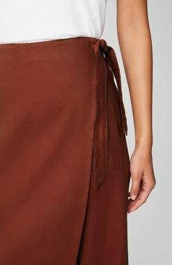 Pure Jill Linen Faux-Wrap Skirt | Jjill