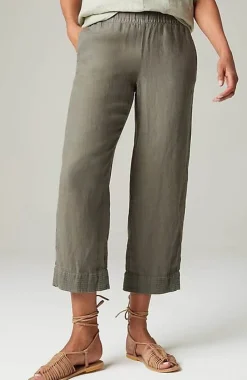 Pure Jill Linen Trapunto-Stitched Pants | Jjill