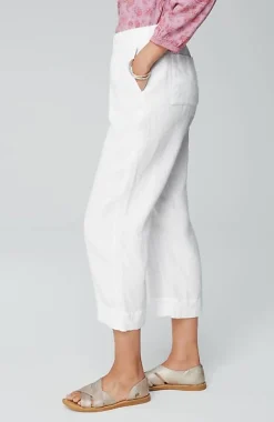 Pure Jill Linen Trapunto-Stitched Pants | Jjill