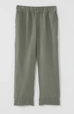 Pure Jill Linen Trapunto-Stitched Pants | Jjill