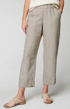 Pure Jill Linen Trapunto-Stitched Pants | Jjill