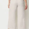 Pure Jill Linen-Blend Wide-Leg Crops | Jjill