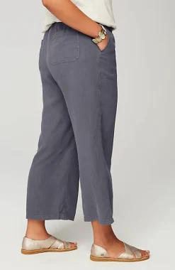 Pure Jill Linen-Blend Wide-Leg Crops | Jjill