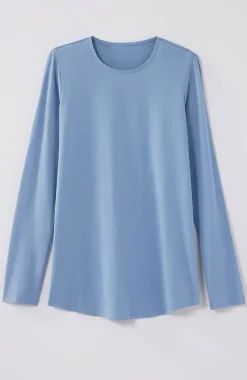 Pure Jill Long-Sleeve Shirttail Tee | Jjill