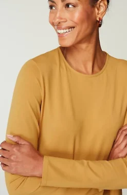 Pure Jill Long-Sleeve Shirttail Tee | Jjill