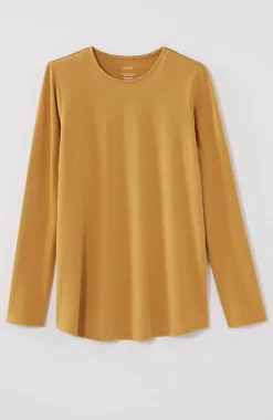 Pure Jill Long-Sleeve Shirttail Tee | Jjill