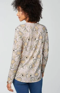 Pure Jill Long-Sleeve Shirttail Tee | Jjill