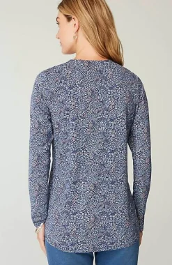 Pure Jill Long-Sleeve Shirttail Tee | Jjill