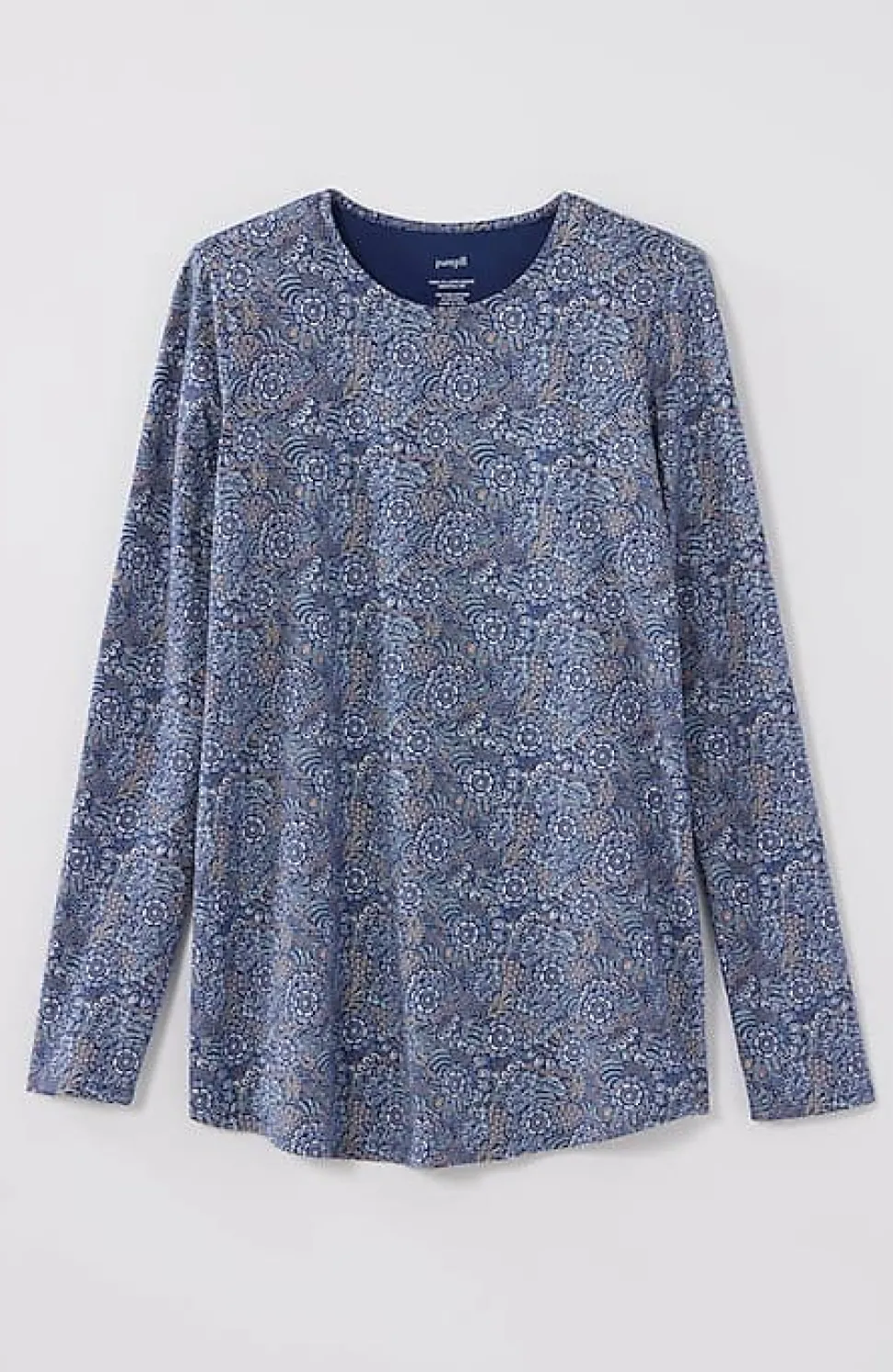 Pure Jill Long-Sleeve Shirttail Tee | Jjill