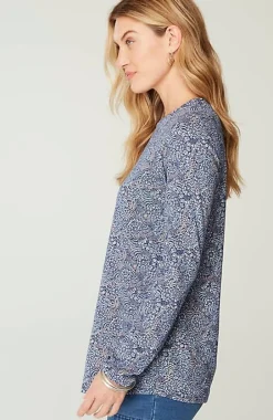 Pure Jill Long-Sleeve Shirttail Tee | Jjill