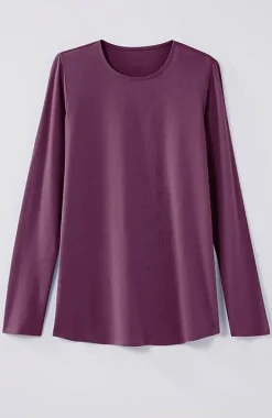 Pure Jill Long-Sleeve Shirttail Tee | Jjill