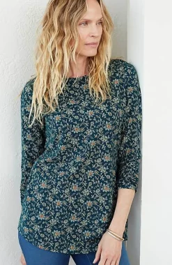 Pure Jill Long-Sleeve Shirttail Tee | Jjill