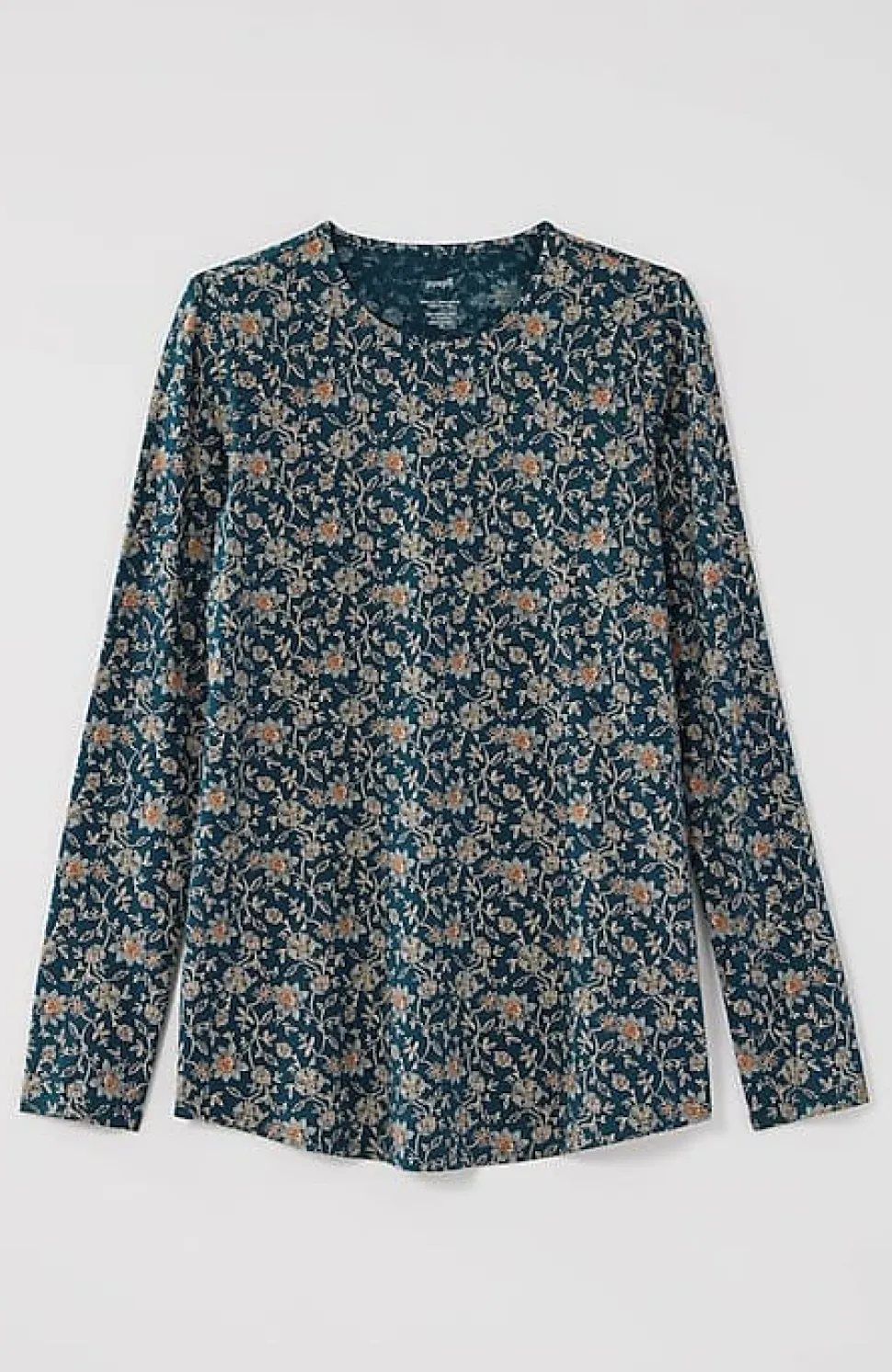 Pure Jill Long-Sleeve Shirttail Tee | Jjill