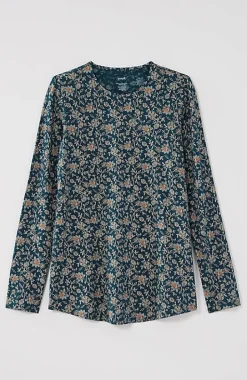 Pure Jill Long-Sleeve Shirttail Tee | Jjill
