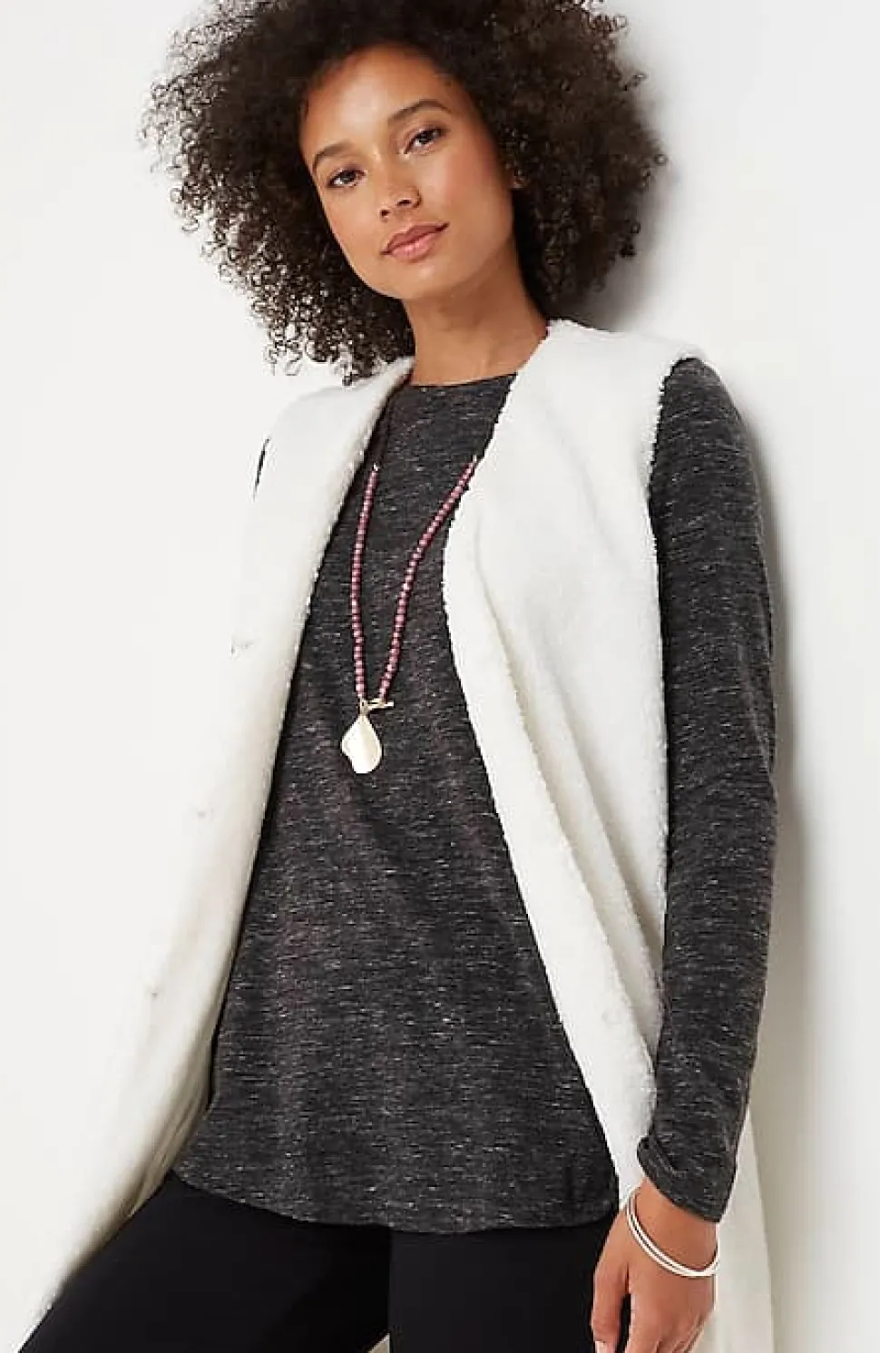 Pure Jill Long-Sleeve Shirttail Tee | Jjill