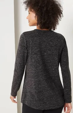 Pure Jill Long-Sleeve Shirttail Tee | Jjill
