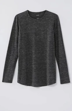Pure Jill Long-Sleeve Shirttail Tee | Jjill