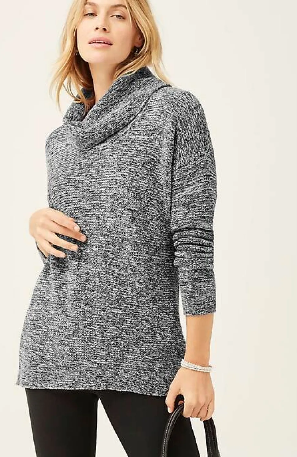 Pure Jill Marled Cowl-Neck Sweater | Jjill
