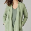 Pure Jill Mineral-Dyed Draped-Front Jacket | Jjill