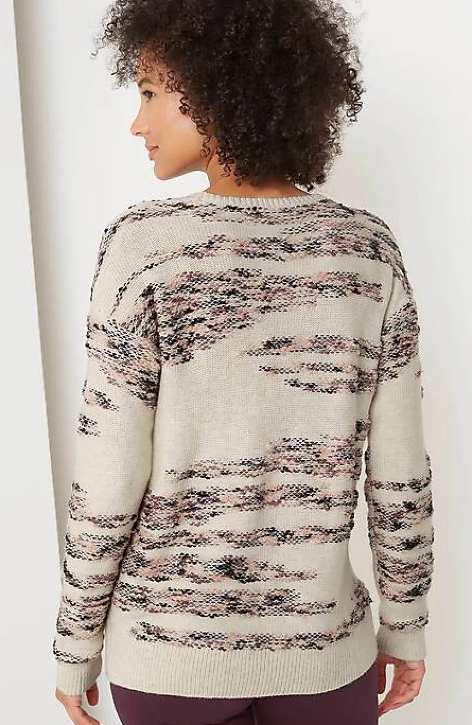 Pure Jill Multicolored Intarsia Sweater | Jjill